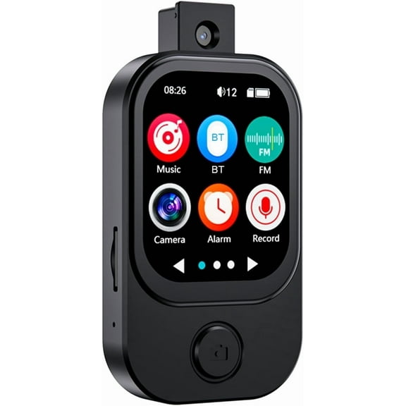 64GB Mini MP3 Player with Camera,Bluetooth Mp3 Mp4 Music Player,2.0 IPS Touch Screen Android Player with Speaker,FM Radio,MP3 Player with E Book Alarm Clock Stopwatch,Walkmen Player for Sports Travel