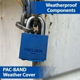 600A Series Padlock, Buy Act Compliant, 21/2" Tall Hard. Stainless Steel Shackle, High Security