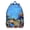 Abstract, variant on Tribal Inspired Canvas Bookbag – Vintage School Backpack with Boho Aesthetic for Women, Teenagers, Daily Travel or Work