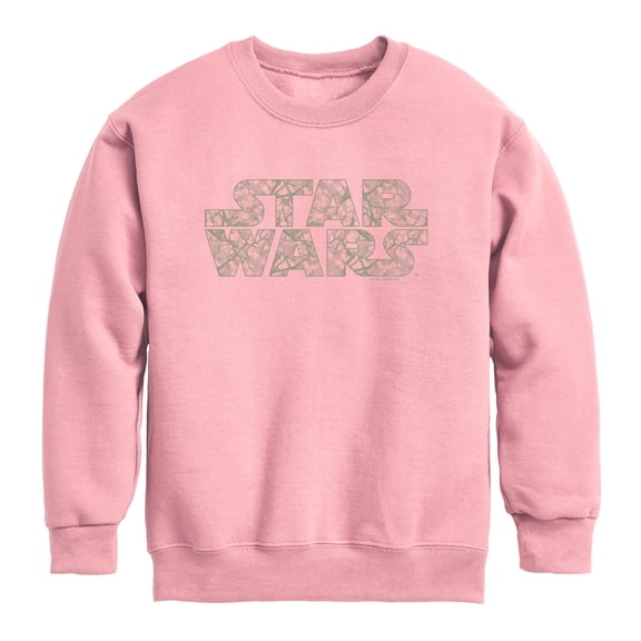 Star Wars - Camo Logo - Youth Boys Crew Fleece Sweatshirt