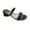 Black, variant on Kukoosong Block Heels for Women Summer Casual Round-toe Slippers Chunky Heel Middle Heel Fashion Solid Color Womens Sandals Black 37