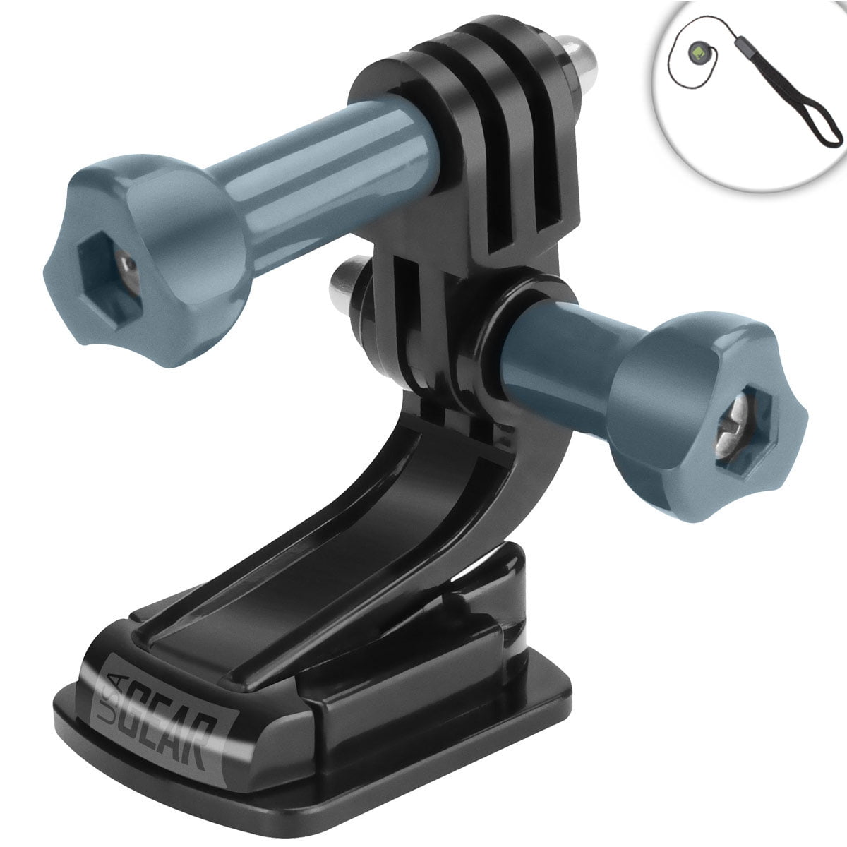 Self Adhesive Sticky PointandShoot Compact Camera Mount w/ Tripod