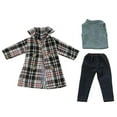 thumbnail image 3 of 5 juegos de accesorios de ropa de muñeca para recién nacidas de 43 cm incluyen de , pantalones, para proteger, y de CUTICAT vestido de muñeca de moda, 3 of 8