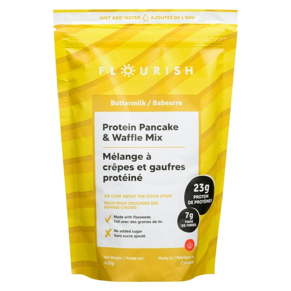 FLOURISH BUTTERMILK PANCAKE MIX, 430G