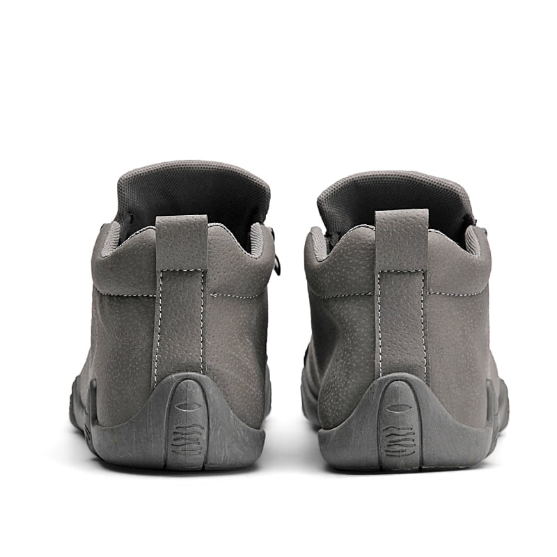CORASUN Men's Waterproof Casual Shoes, Lightweight & Non-Slip, with Side Zipper, for Daily Wear, Hiking, Driving, High-Top Fashion Sneakers