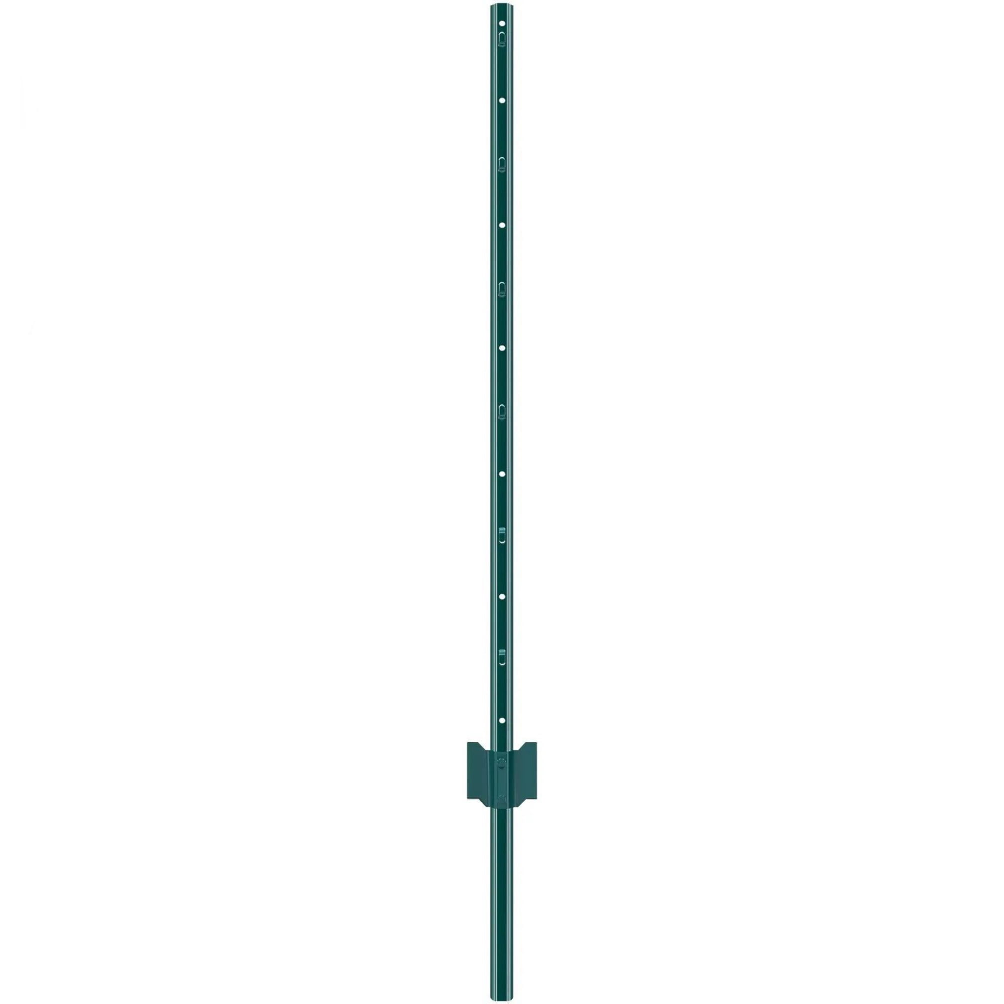 10-Pack 4ft U-Channel Fence Posts, Heavy Duty Steel Wire Fencing Stakes for Garden