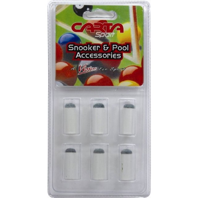 Carta Sport Pool Cue Tips (Pack of 6)