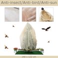 thumbnail image 1 of Bird Netting Insect Barrier Garden Plant Cover 55" H x 48" W In-shape Bag with Rope, 1 of 8