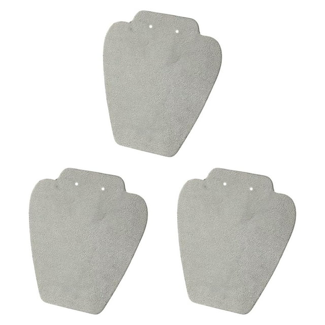 Soporte de collar de liso de joyería de 3 piezas para sala de estar de baño en