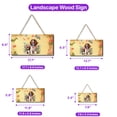 thumbnail image 5 of English Springer Spaniel Celebrates Spring and Enjoys a Happy Easter Landscape Wood Sign Springers Dog Lover Gifts Hanging Wall Home Decor - 02001, 5 of 5
