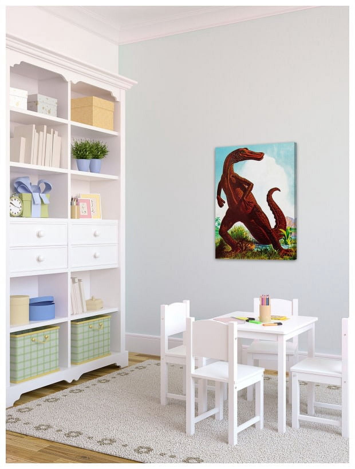 Marmont Hill "Dinosaur" by Curtis Painting Print on Canvas