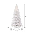 thumbnail image 2 of Vickerman 9' x 53" White Artificial Christmas Tree, Warm White 8 function 3MM LED Lights, 2 of 2