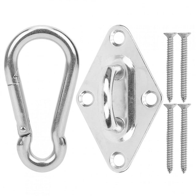 Gancho para hamaca ANGGREK Clip de Mosquetón de Acero inoxidable 304 duradero