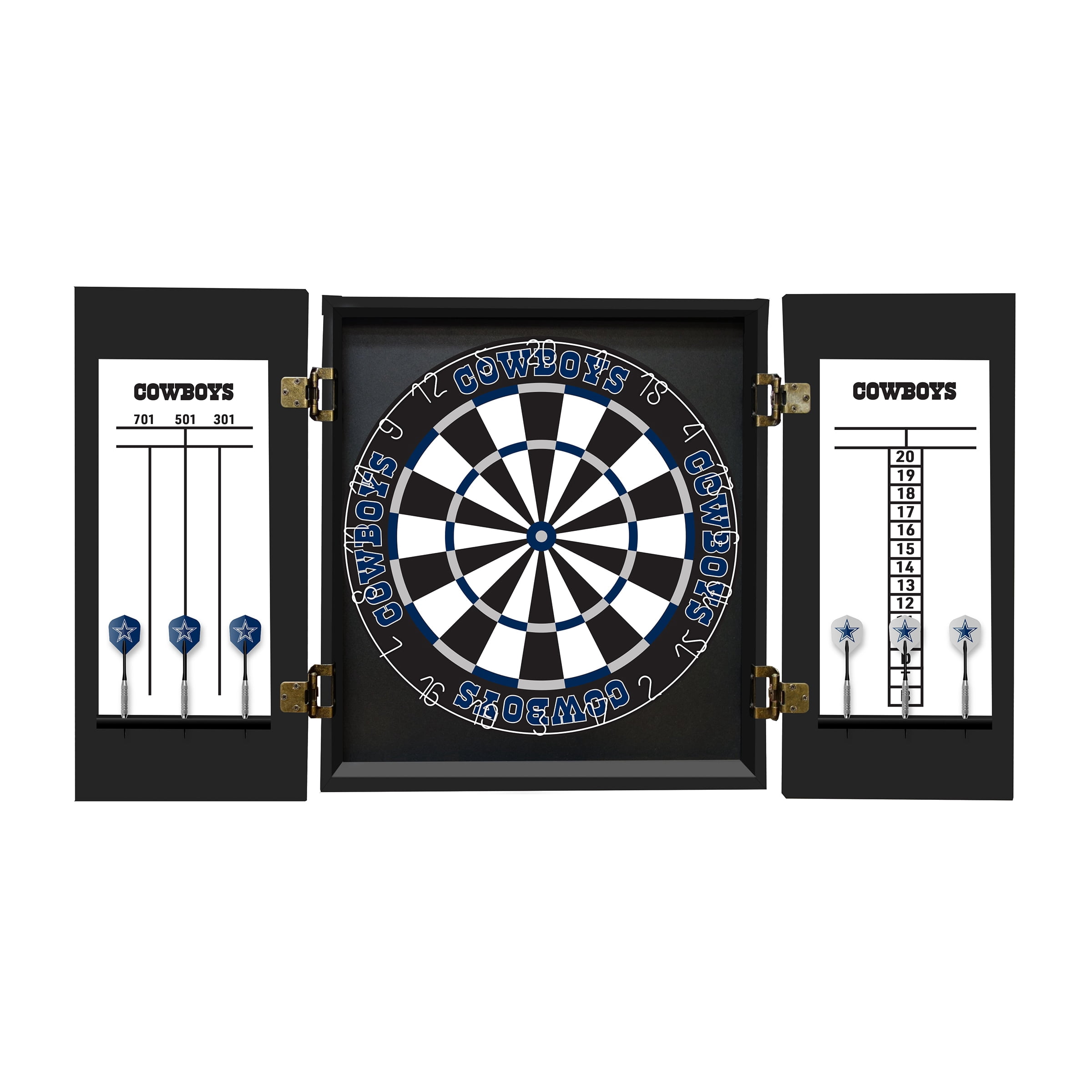 Imperial Dallas Cowboys Fans Choice Dartboard Cabinet