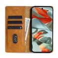 thumbnail image 5 of ELEHOLD Case for Google Pixel 9 / 9 Pro, Shockproof PU Leather Wallet Case with Credit Card Holder Kickstand,Brown, 5 of 5