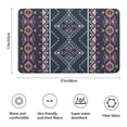 thumbnail image 3 of Black Geometric Striped Pattern Bathroom Rugs Mat,Non Slip Microfiber Bathroom Rug,Rubber Backing,Soft Bathroom Mats for Bathroom Floor,Tub and Shower,17x27in(43x68cm), 3 of 5