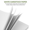 thumbnail image 2 of OULII White Construction Paper 50 Sheets Perfect For Diy Crafts And Card Making, 2 of 8
