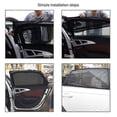 thumbnail image 4 of 2pcs Car Window Sunshade UV Protection Baby Car Side Rear Sunshade Side Window Sunshade Mesh Sun Visor Summer Window Shade, 4 of 5