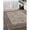 thumbnail image 2 of Ahgly Company Indoor Round Mid-Century Modern Sandstone Brown Oriental Area Rugs, 5' Round, 2 of 6