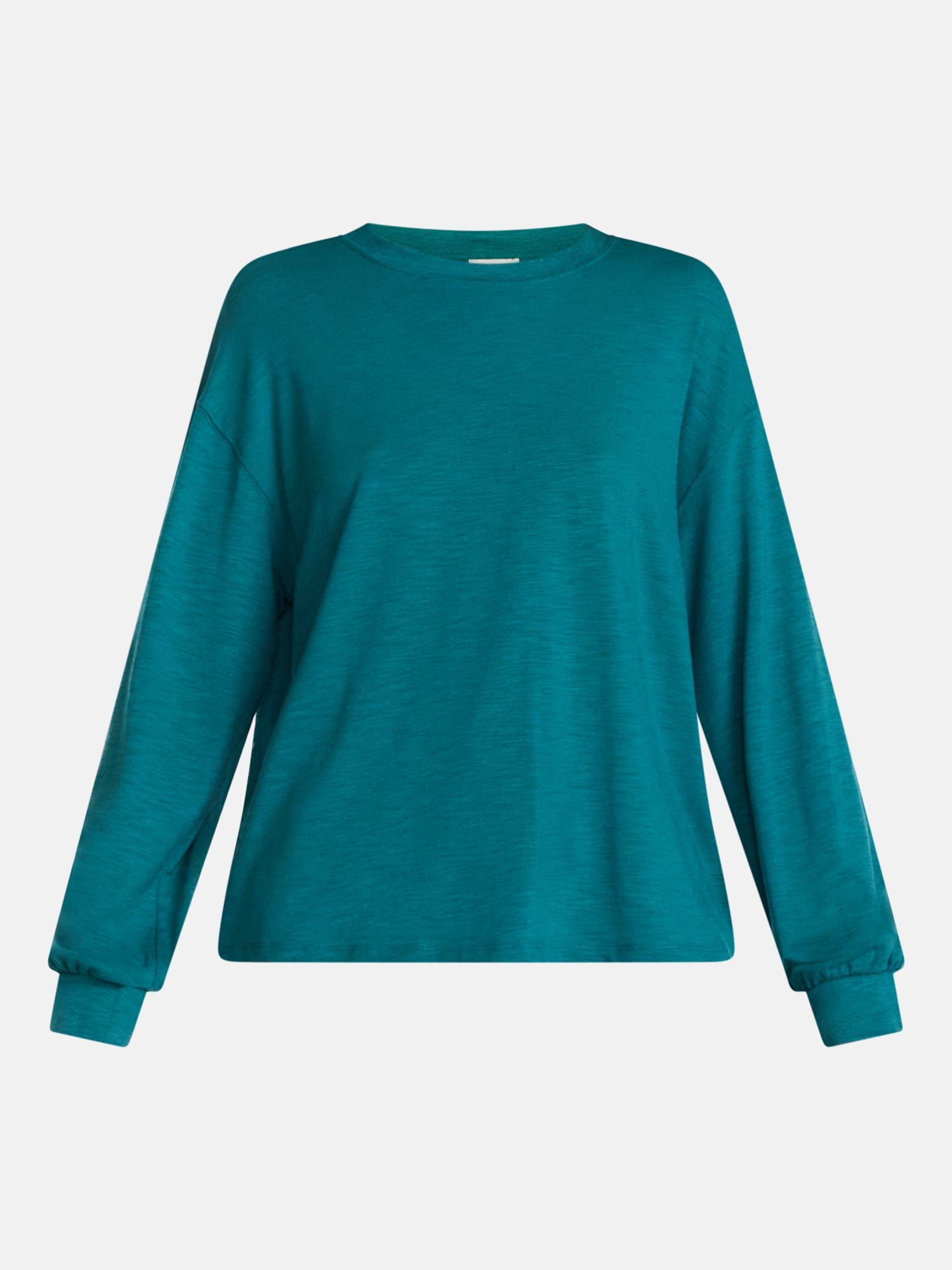 Scenario Women's Oversized Tee with Long Sleeves, Sizes XS-XXXL
