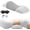 White, variant on Sciatica Pillow, Memory Foam Back & Waist Cushion Lumbar Support Pillow for Bed,Ergonomic Contour Lumbar Pillow for Sleeping,Lower Back Support for Side Back & Stomach Sleepers (Gray)