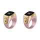 thumbnail image 1 of Contador anillos controlado por aplicación Iqibla Smart Tasbih Tally Counter para musulmanes Zikr Ring (Rosa-20 mm), 1 of 2