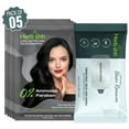 thumbnail image 1 of Hair Color Shampoo – Pack of 5 – 3-in-1 Dye, Conditioner & Cleanser – Gray Coverage – For All Hair Types – Long-Lasting, Travel-Size with Stain Pouchs – Unisex, 1 of 5