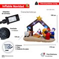 thumbnail image 5 of Inflable Navideño La Merced Nacimiento de Jesus y Reyes Magos 2.00mts, 5 of 5