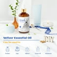 thumbnail image 4 of HIQILI Pure Vetiver Essential Oil for Calming Relaxing Diffuser Skin Hair Candles Making 100mL, 4 of 7