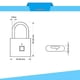 thumbnail image 3 of Mini candado inteligente con huella dactilar, carga USB, alta seguridad biométrica, 3 of 5