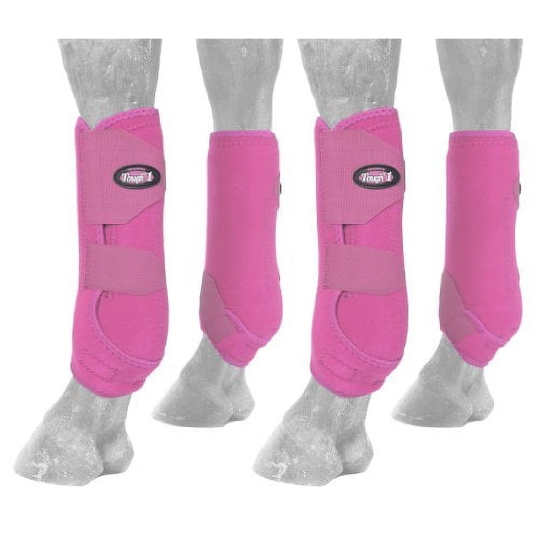 Tough-1 Extreme Vented Sport Boot (Front) – Horse Boot For Protection & Support, Breathable Vented Design