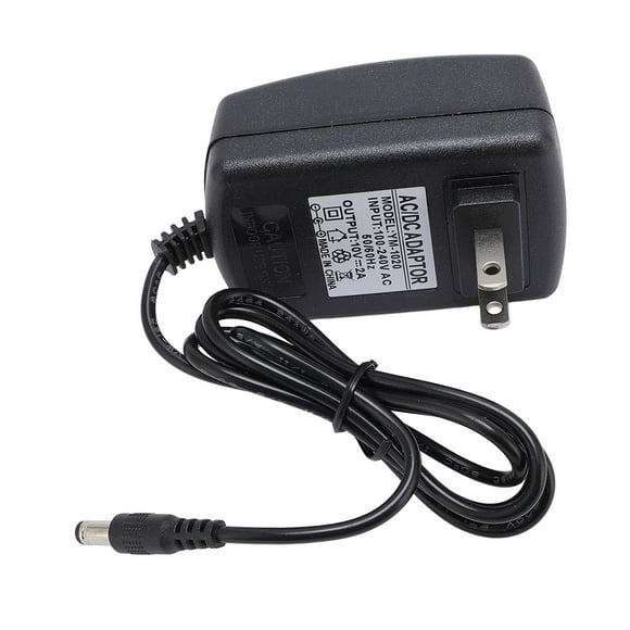 10V 2A Power Supply Adapter 32W AC / DC Wall Charge Extension Power Cord Replacement with 5.5x2.5mm Plug, 37 Inch Adapter Cable