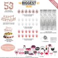 thumbnail image 2 of 53rd Birthday Decorations Birthday Party Supplies Fifty three Birthday Banner Rose Gold Confetti Balloons her photo 53 Bday Cake Topper, 2 of 4