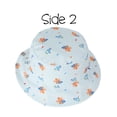 thumbnail image 3 of FlapJackKids - Patterned Sun Hat - Sailboat/Sub -XS (0-6M), 3 of 5