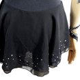 thumbnail image 6 of LIUHUO Black Figure Skating Dress Elastic Fit Skin Diamond Art Aesthetic Breathable Moisture Absorbent Fashion Cut，150, 6 of 9