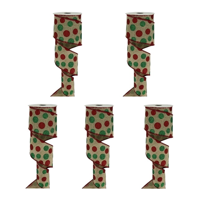 TIELUTT Polka Dot Ribbon with Striped Bow in Candy Green Rotatable Christmas Decoration Ready Wrapping Paper Newspaper Roses Wrapping Paper Fall Wrapping Paper Rude Wrapping Paper Cow Wrapping Paper