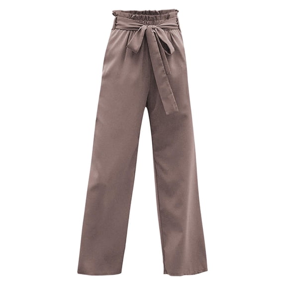 Eashery Women's Casual Linen Pants Light Baggy Jogger Relaxed Casual Cotton and Linen Women'S Linen Pants (Solid Color,Purple,L)
