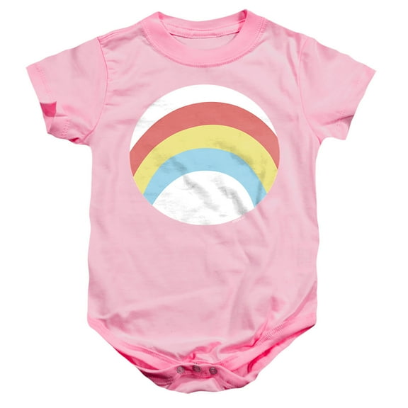 Care Bears: Unlock the Magic Cheer Bear Belly Unisex Infant Snap Suit for Baby, Pink, Large