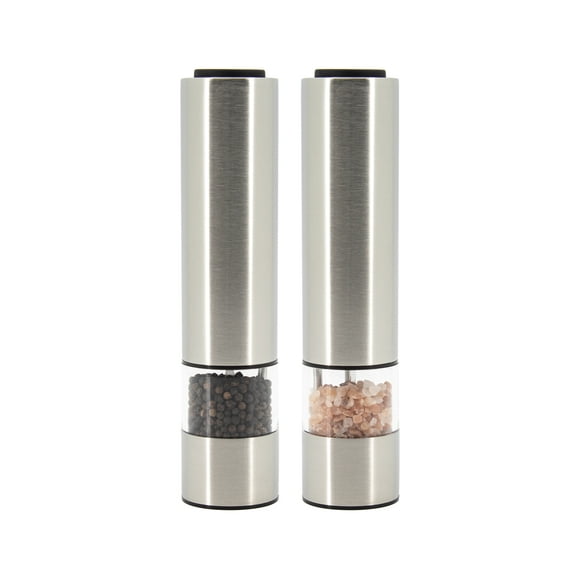 Kamenstein Set of 2 Battery Operated Grinder with Light, Hand Wash
