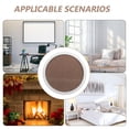 thumbnail image 3 of LABSERRON White Wooden Round Photo Frame with Artistic Circular Design for Wall Mounted Living Room Decor, 3 of 6