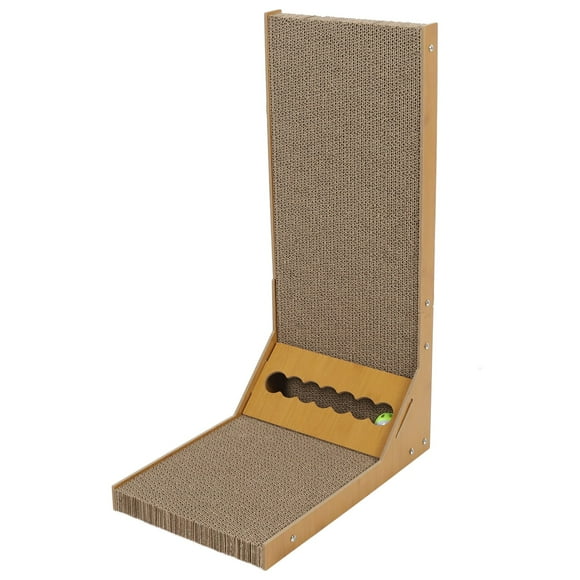 Cat Scratching Pad, Safe Cat Scratcher L Shape Composite Board for Home Type 1