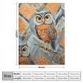 thumbnail image 4 of Nawypu Cute Owl Blanket Gifts for Kids,Plush Owls Throw,Soft Flannel Quilt for Bed Sofa Couch Room Decoration  in Small for Child, 4 of 6