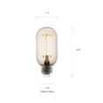 thumbnail image 3 of Better Homes & Gardens LED Vintage Light Bulb, T45 40 Watts Soft White Spiral Filament, E26, Dim- 4 Pk, 3 of 11
