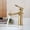 3, variant on Polish Stream Spout Basin Faucet Solid Brass Sink Faucet Deck Mount Water Mixer Tap Gold Plated Bathroom Faucet Golden