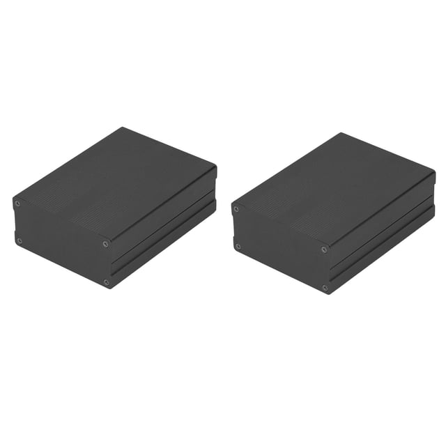 Electronic Project Enclosure, Sandblasting Oxidation Electronic Project Box For PCB Black