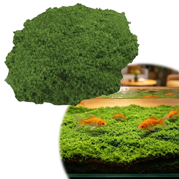 VKQNRGS Static Grass, Grass Powder for Crafts, for Wedding Garden Office Bookshelf Realistic Nylon Fake Plant Landscape Decoration