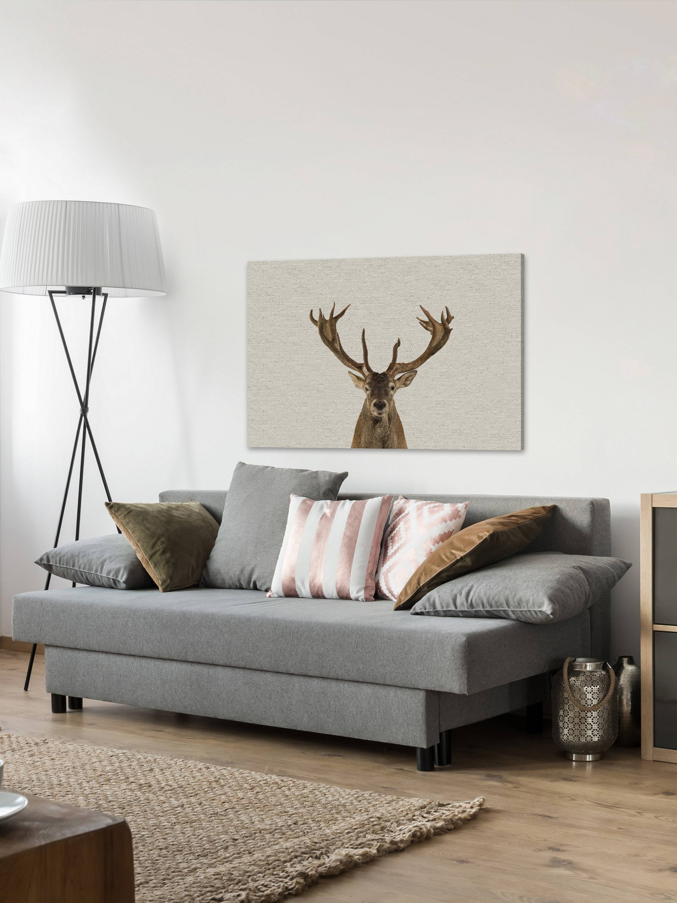 The Great Antler Painting Print on Wrapped Canvas