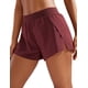 thumbnail image 1 of Shorts CRZ YOGA de Cintura Alta con Corte en V y Secado Rápido Merlot M, 1 of 5