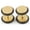 Gold, variant on Fake Faux Cheater Illusion Ear Plug Earrings with Metallic Finish 16G