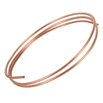 Uxcell 3mm ID 4mm OD 0.6mm Thick 99.9% Copper Tube, 3.28Ft Seamless Round Pipe Tubing for Refrigeration and Industry